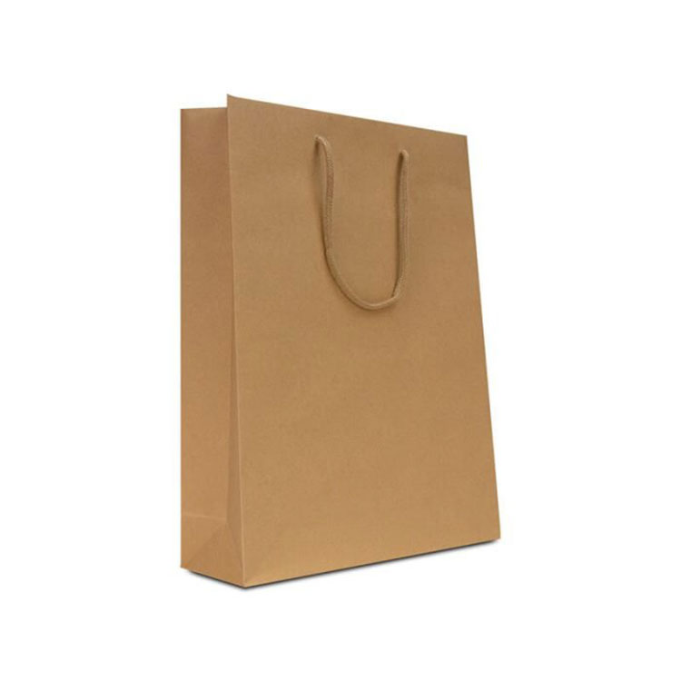 Sacchetto di carta kraft con maniglia di corda